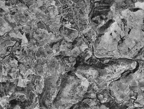 Ortofotoimatge - Castell de Cabrera (1945)