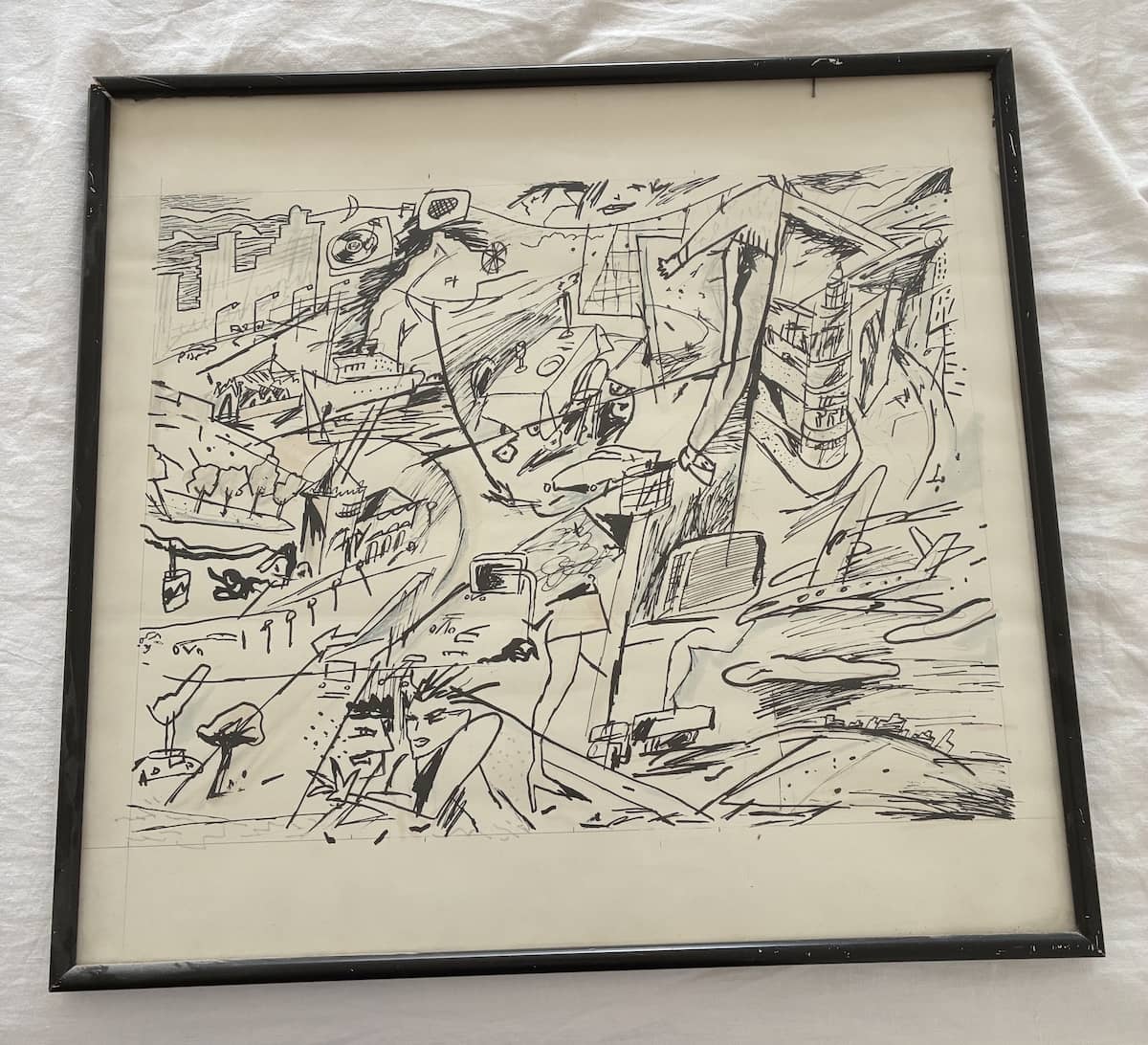 Dibuix original de Mariscal