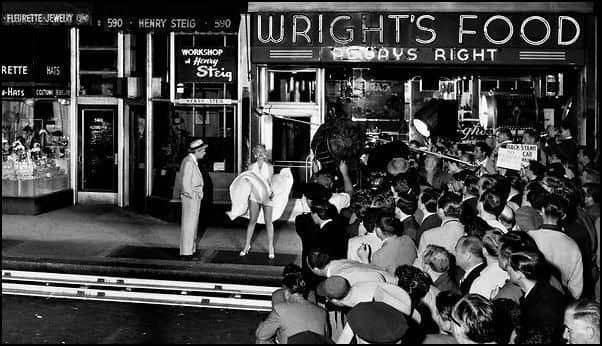 Rodatge de l’escena del vestit blanc de The Seven Year Itch