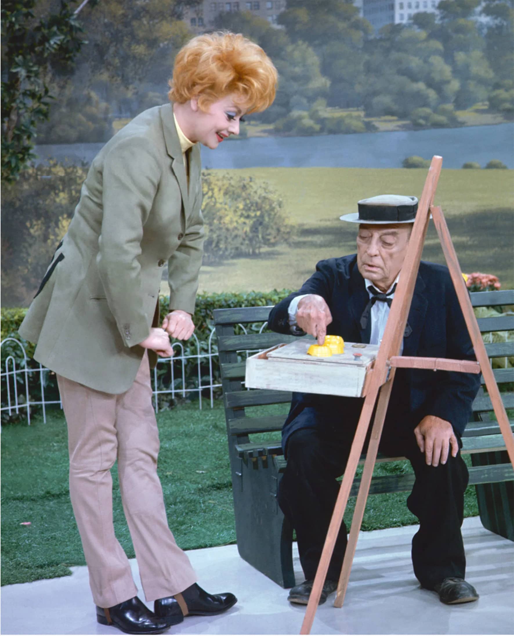 Buster Keaton i Lucille Ball