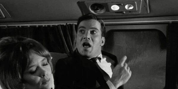 William Shatner al mític capítol Nightmare at 20,000 Feet (1963).