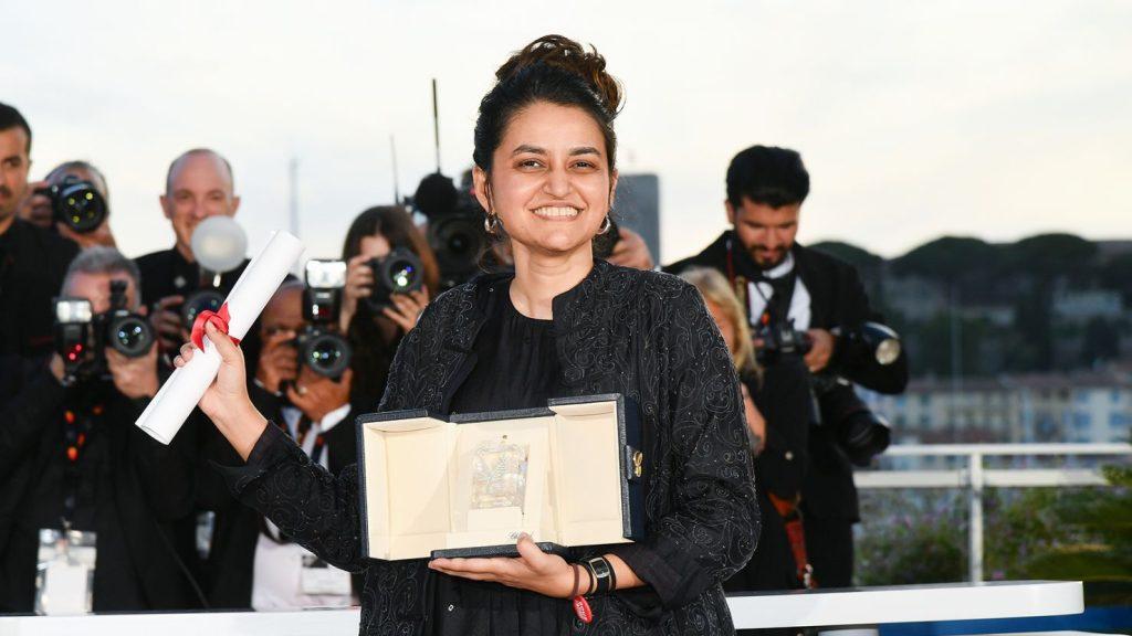 Payal Kapadia amb el Gran Premi del Jurat al 77è Festival de Canes.